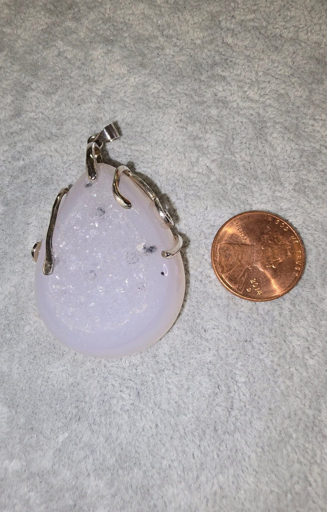 Agate Druzy Pendant 2