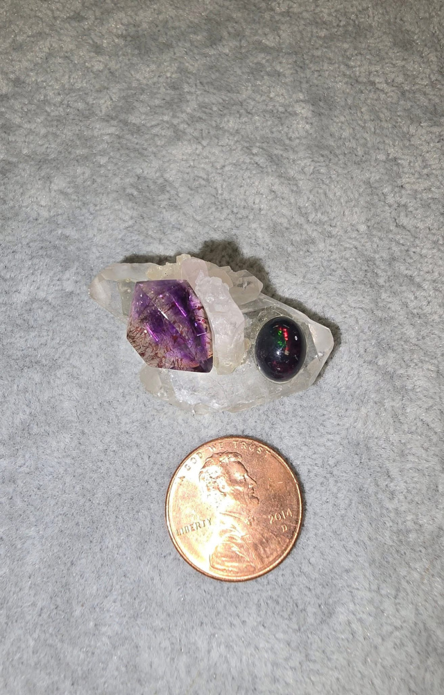 Faden Quartz With Opal & Super 7