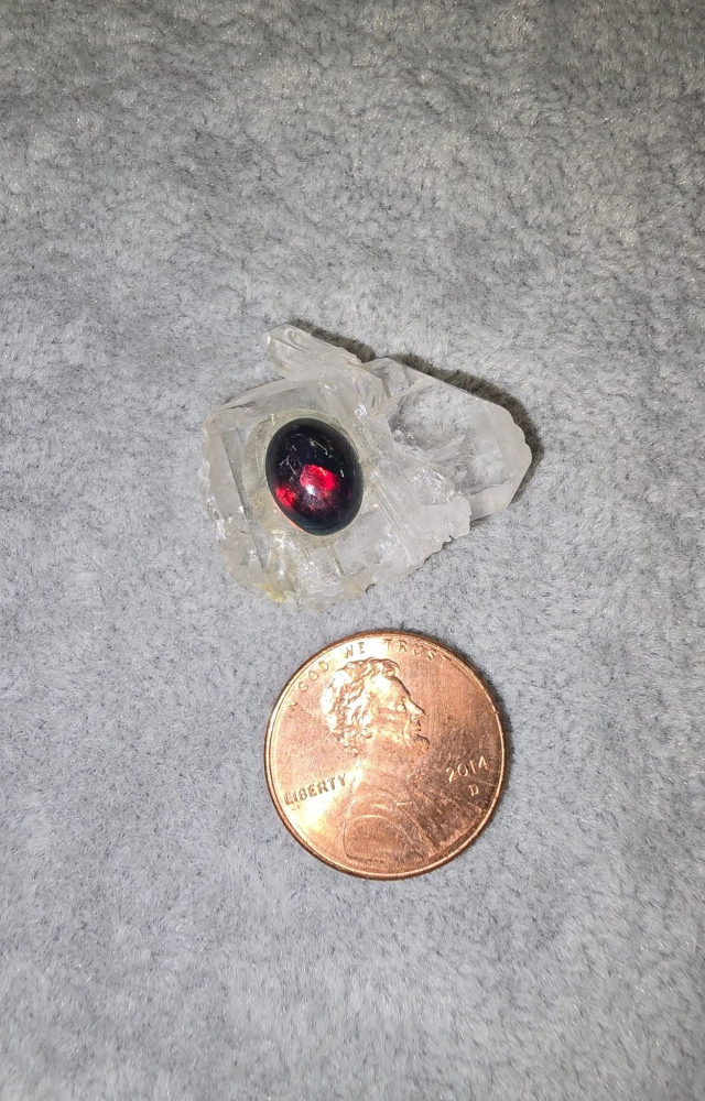 Faden Quartz With Opal 1