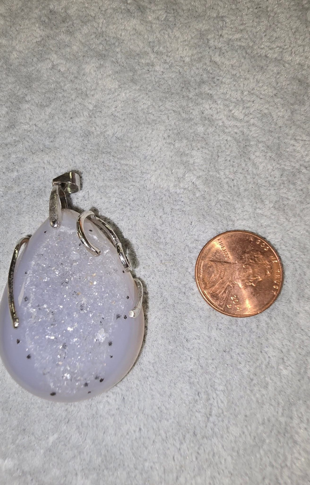 Agate Druzy Pendant 3